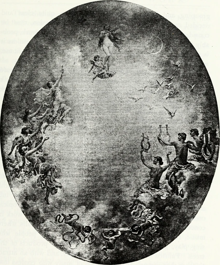 An illustration from American mural painting : a study of the important decorations by distinguished artists in the United States, 1902, leaf 260
