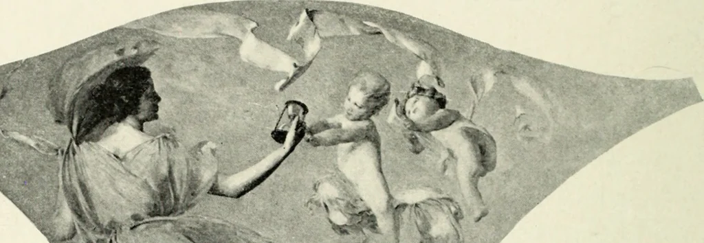 An illustration from American mural painting : a study of the important decorations by distinguished artists in the United States, 1902, leaf 263