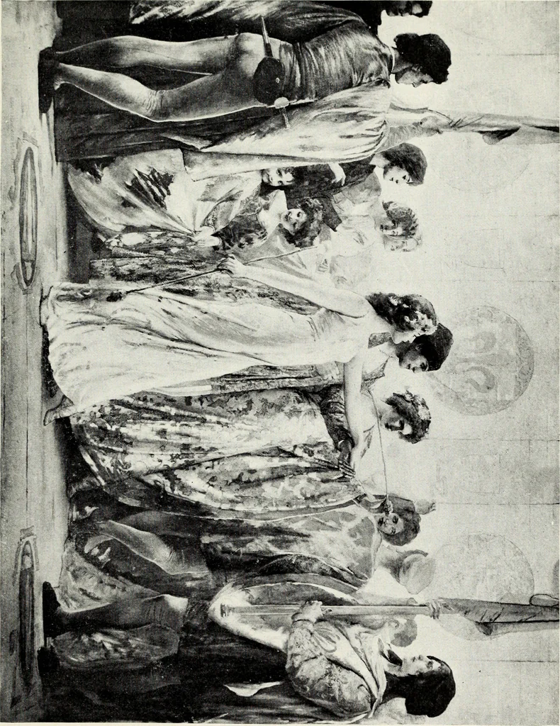 An illustration from American mural painting : a study of the important decorations by distinguished artists in the United States, 1902, leaf 270