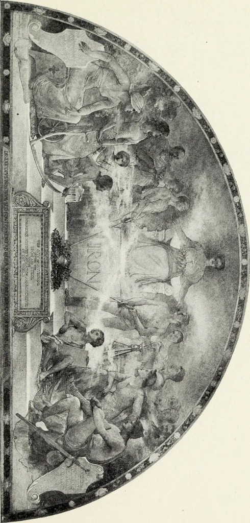 An illustration from American mural painting : a study of the important decorations by distinguished artists in the United States, 1902, leaf 272