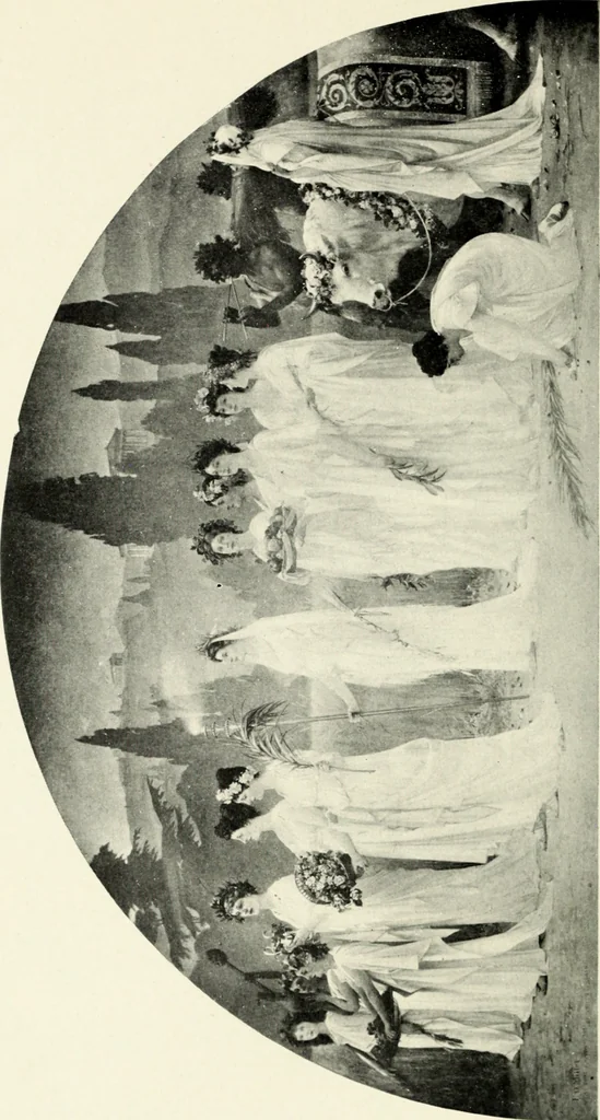 An illustration from American mural painting : a study of the important decorations by distinguished artists in the United States, 1902, leaf 273
