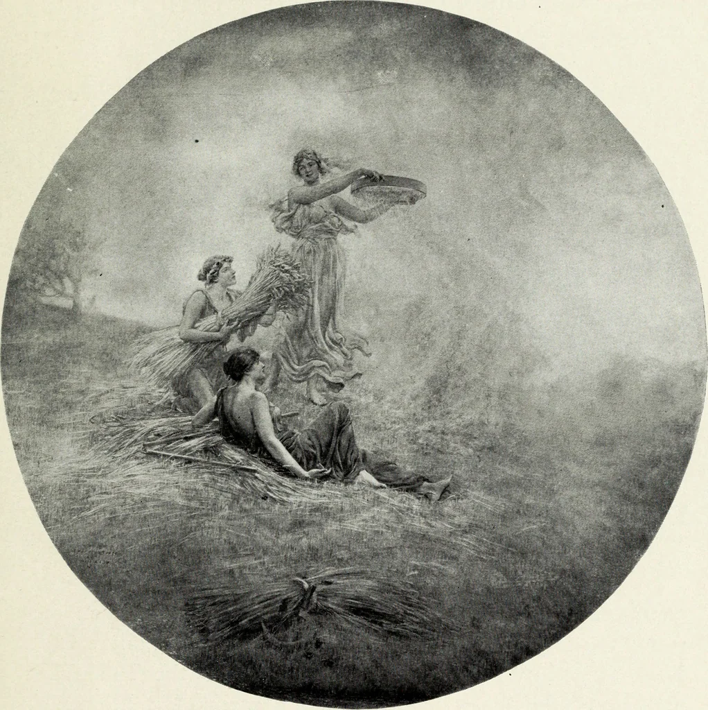 An illustration from American mural painting : a study of the important decorations by distinguished artists in the United States, 1902, leaf 276