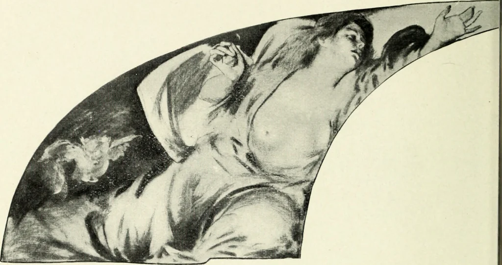 An illustration from American mural painting : a study of the important decorations by distinguished artists in the United States, 1902, leaf 277