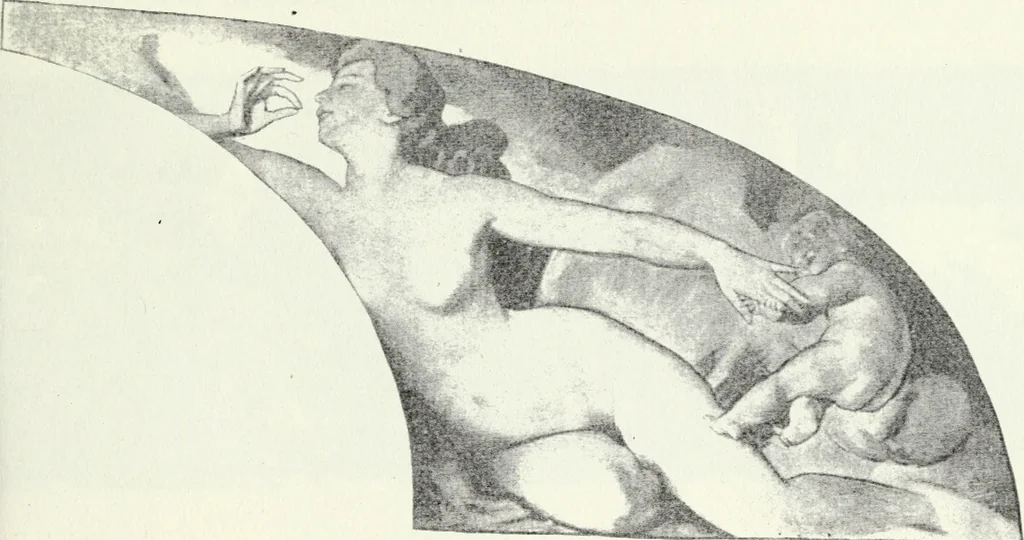 An illustration from American mural painting : a study of the important decorations by distinguished artists in the United States, 1902, leaf 278
