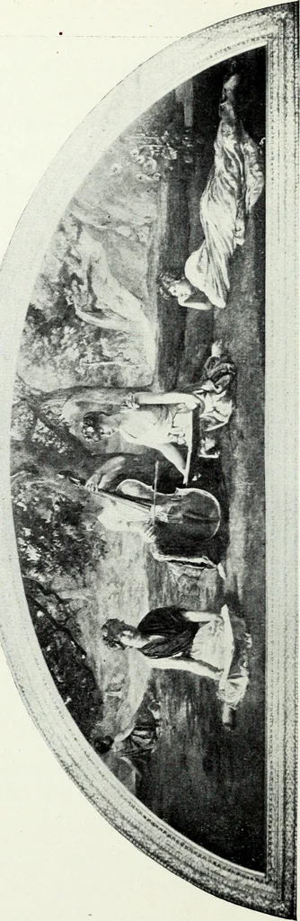 An illustration from American mural painting : a study of the important decorations by distinguished artists in the United States, 1902, leaf 41
