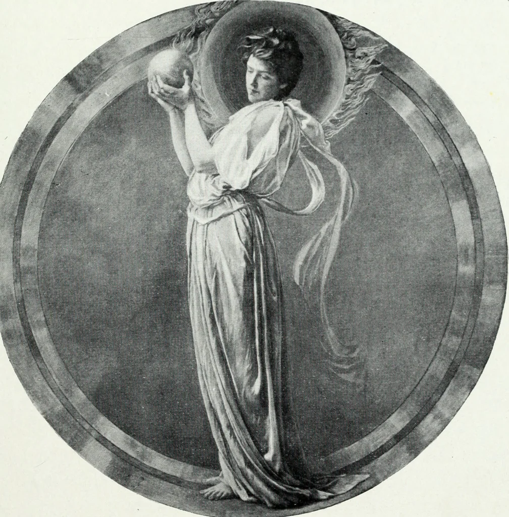 An illustration from American mural painting : a study of the important decorations by distinguished artists in the United States, 1902, leaf 50