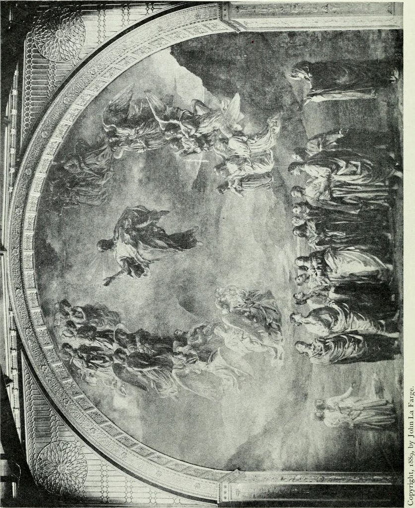 An illustration from American mural painting : a study of the important decorations by distinguished artists in the United States, 1902, leaf 7