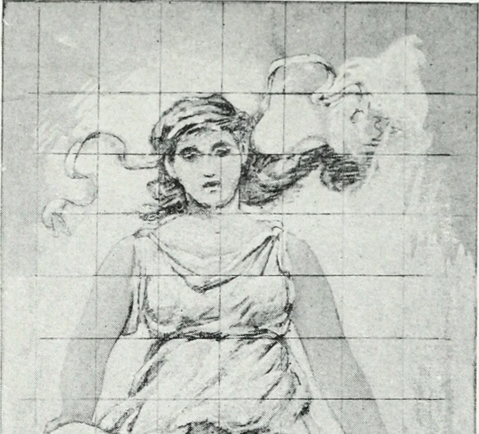 An illustration from American mural painting : a study of the important decorations by distinguished artists in the United States, 1902, leaf 74