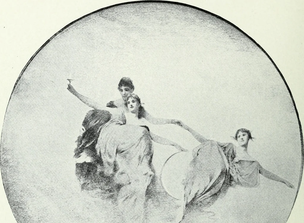 An illustration from American mural painting : a study of the important decorations by distinguished artists in the United States, 1902, leaf 79