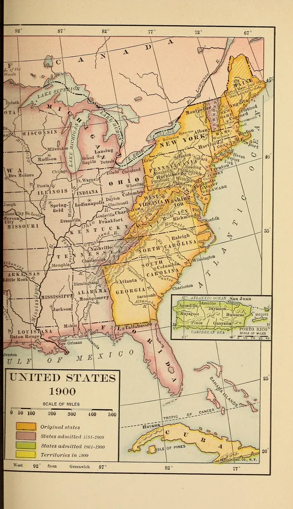 An illustration from The American nation:, 1904, leaf 31