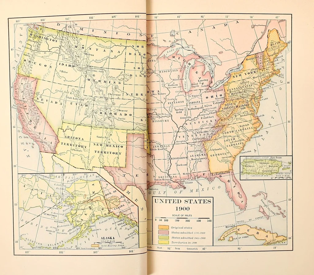 An illustration from The American nation:, 1904, leaf 33