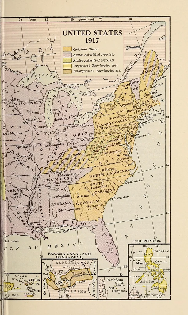 An illustration from The American nation:, 1904, leaf 37