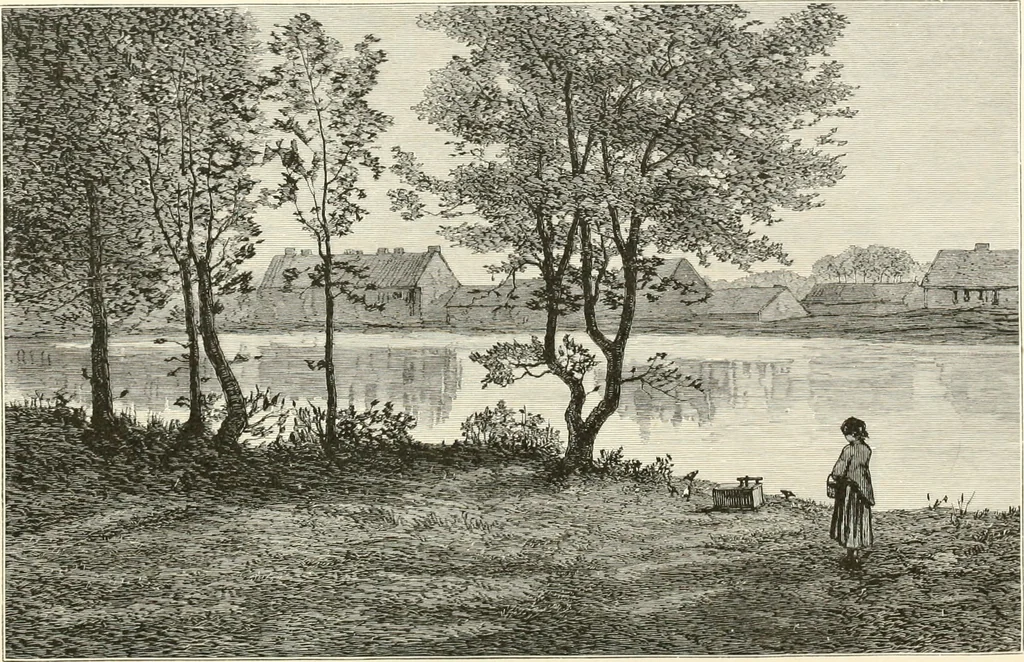 An illustration from American painters: with eighty-three examples of their work engraved on wood, 1879, leaf 175
