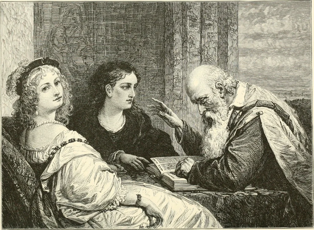 An illustration from American painters: with eighty-three examples of their work engraved on wood, 1879, leaf 203