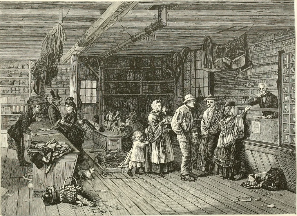 An illustration from American painters: with eighty-three examples of their work engraved on wood, 1879, leaf 211