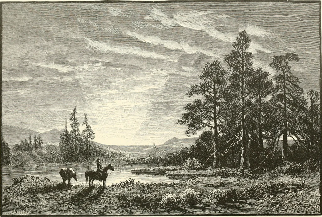 An illustration from American painters: with eighty-three examples of their work engraved on wood, 1879, leaf 287