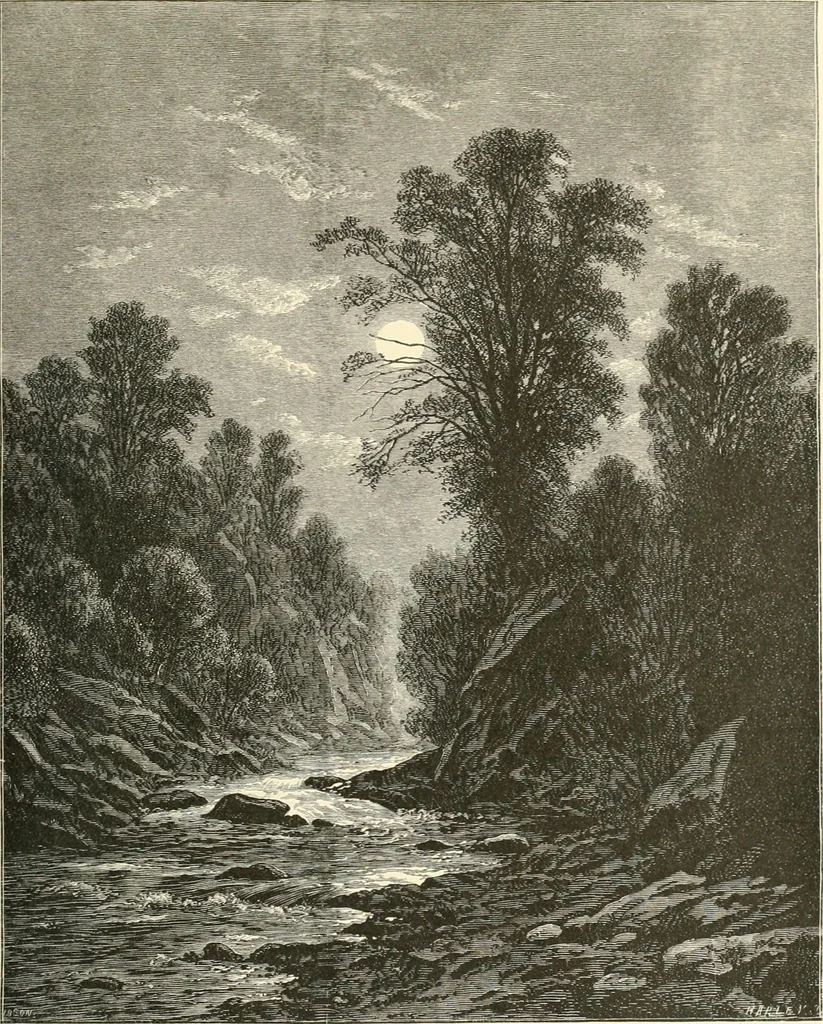 An illustration from American painters: with eighty-three examples of their work engraved on wood, 1879, leaf 302