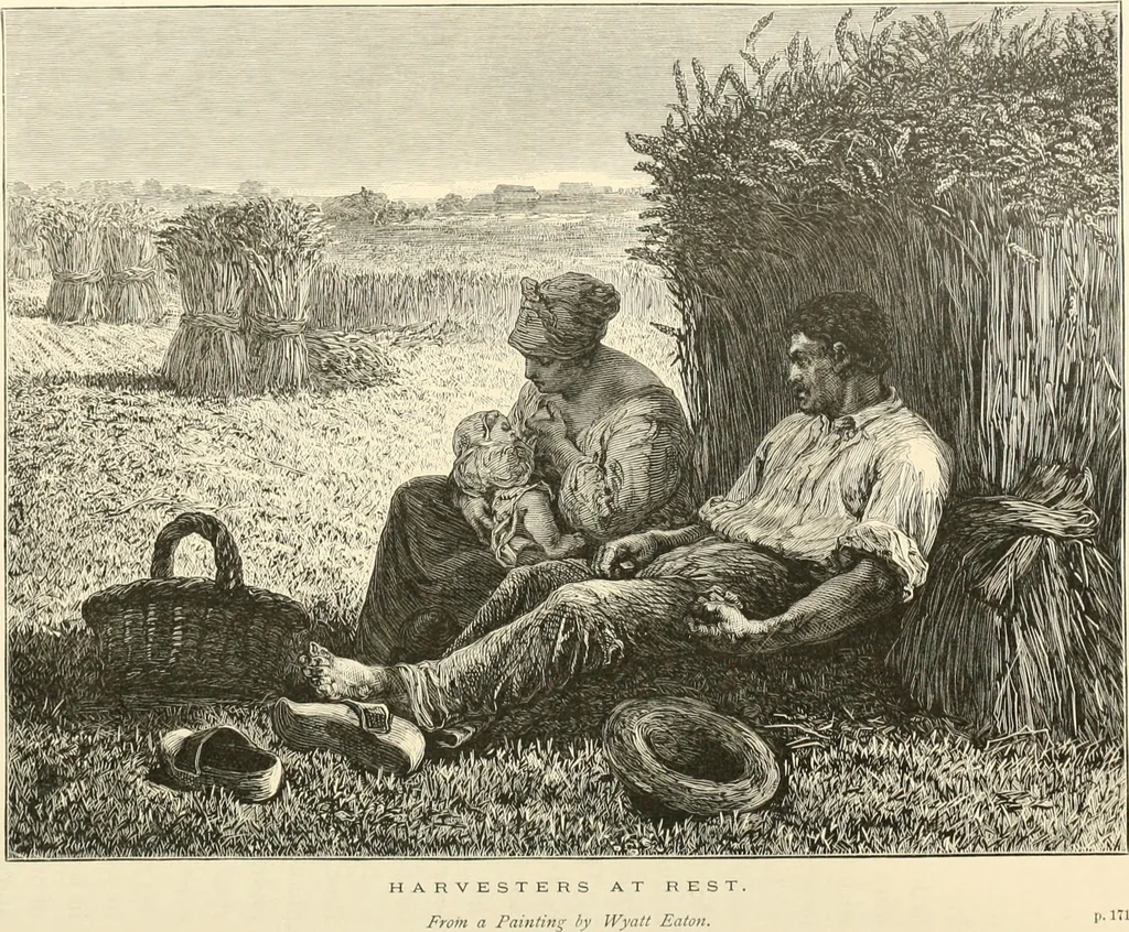 An illustration from American painters: with eighty-three examples of their work engraved on wood, 1879, leaf 335