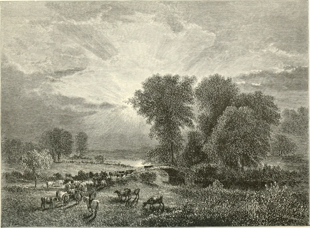 An illustration from American painters: with eighty-three examples of their work engraved on wood, 1879, leaf 59
