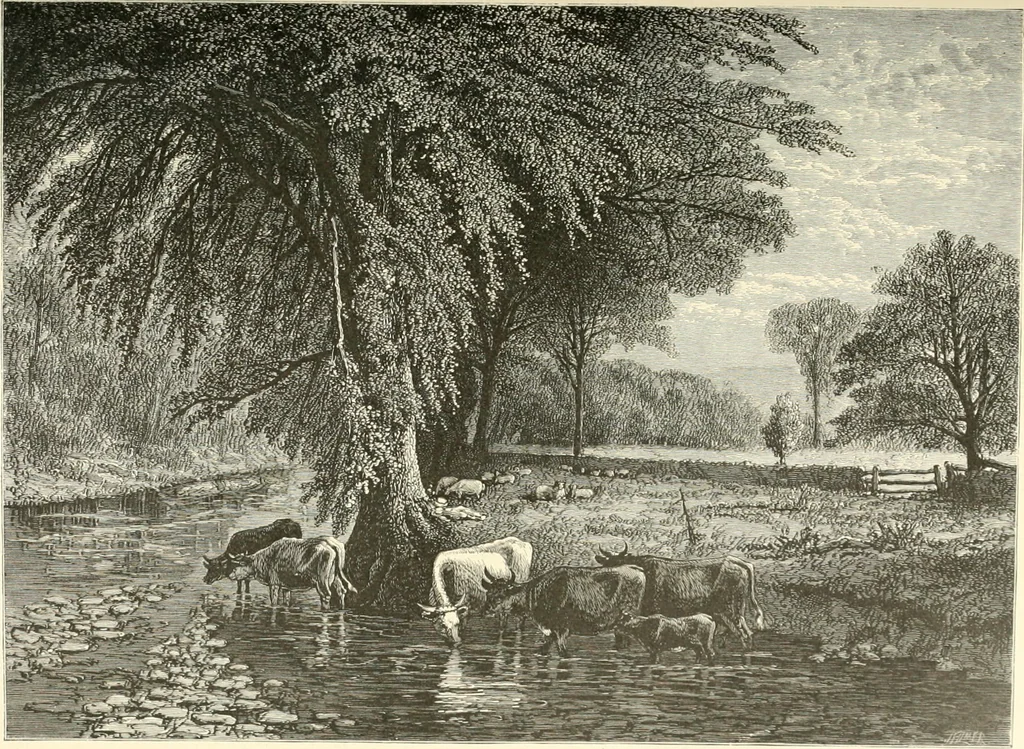 An illustration from American painters: with eighty-three examples of their work engraved on wood, 1879, leaf 92