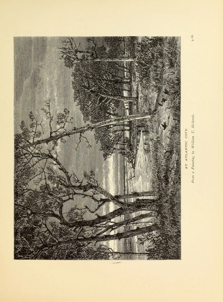 An illustration from American painters : with one hundred and four examples of their work engraved on wood, 1881, leaf 120