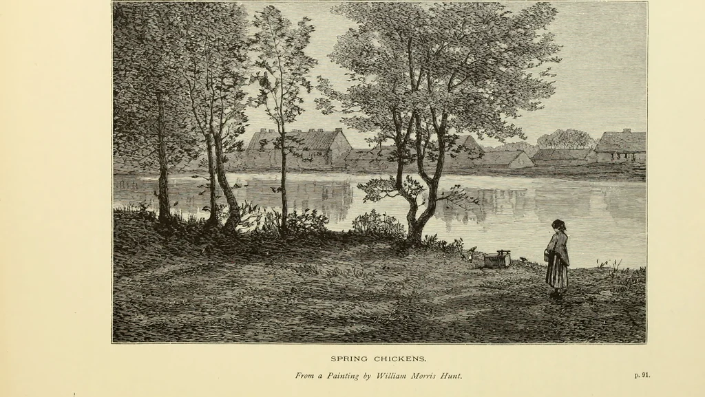 An illustration from American painters : with one hundred and four examples of their work engraved on wood, 1881, leaf 177