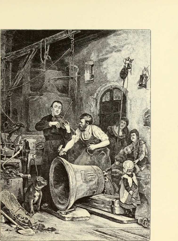 An illustration from American painters : with one hundred and four examples of their work engraved on wood, 1881, leaf 188