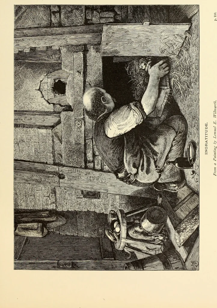 An illustration from American painters : with one hundred and four examples of their work engraved on wood, 1881, leaf 216