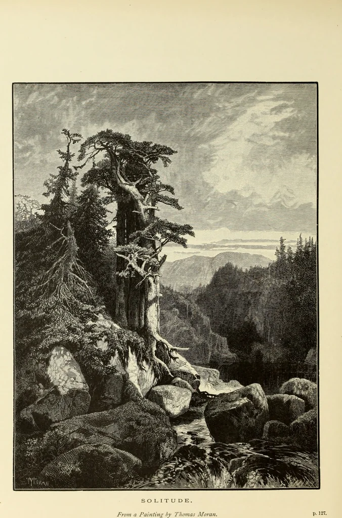An illustration from American painters : with one hundred and four examples of their work engraved on wood, 1881, leaf 249