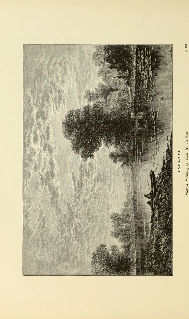 An illustration from American painters : with one hundred and four examples of their work engraved on wood, 1881, leaf 301
