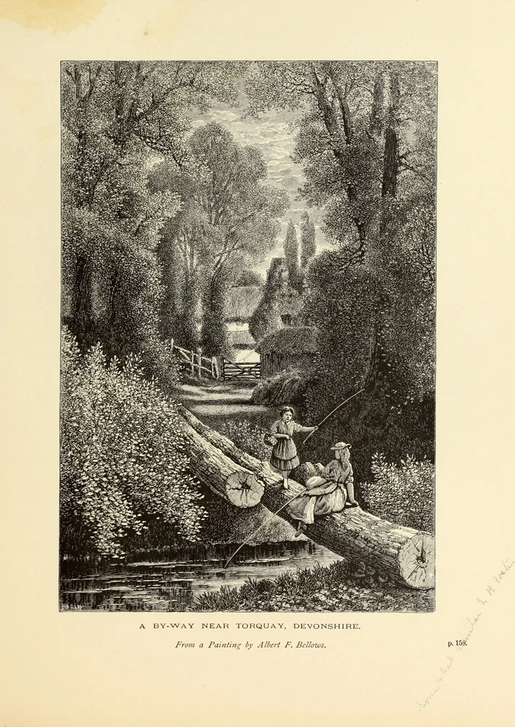 An illustration from American painters : with one hundred and four examples of their work engraved on wood, 1881, leaf 312