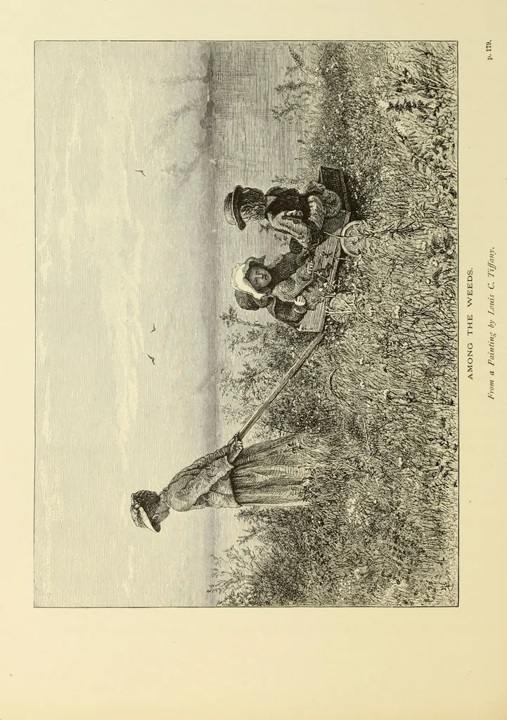 An illustration from American painters : with one hundred and four examples of their work engraved on wood, 1881, leaf 351