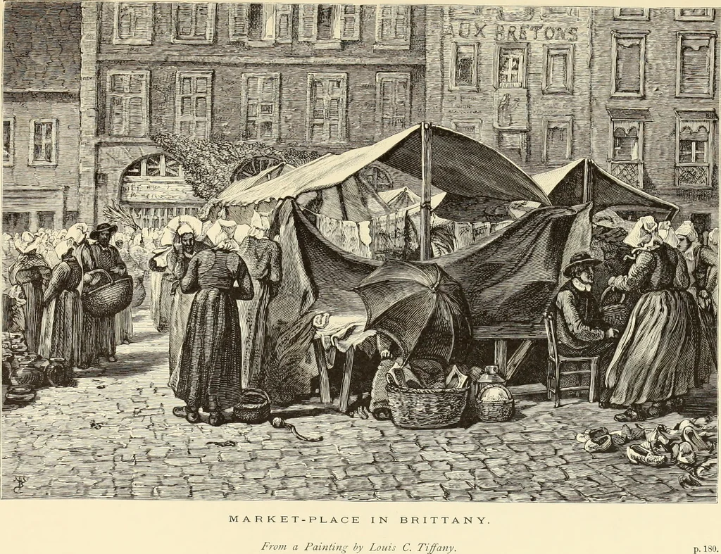 An illustration from American painters : with one hundred and four examples of their work engraved on wood, 1881, leaf 354