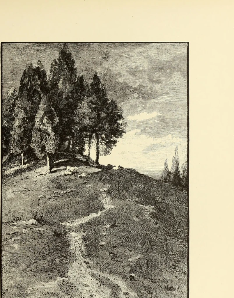 An illustration from American painters : with one hundred and four examples of their work engraved on wood, 1881, leaf 366