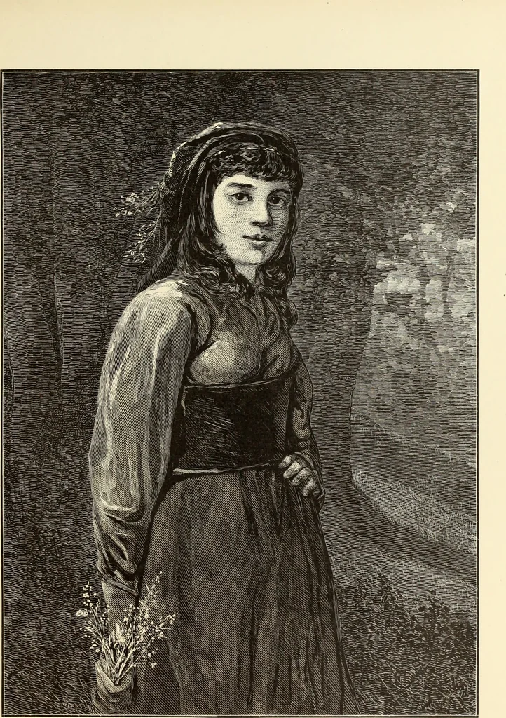 An illustration from American painters : with one hundred and four examples of their work engraved on wood, 1881, leaf 370