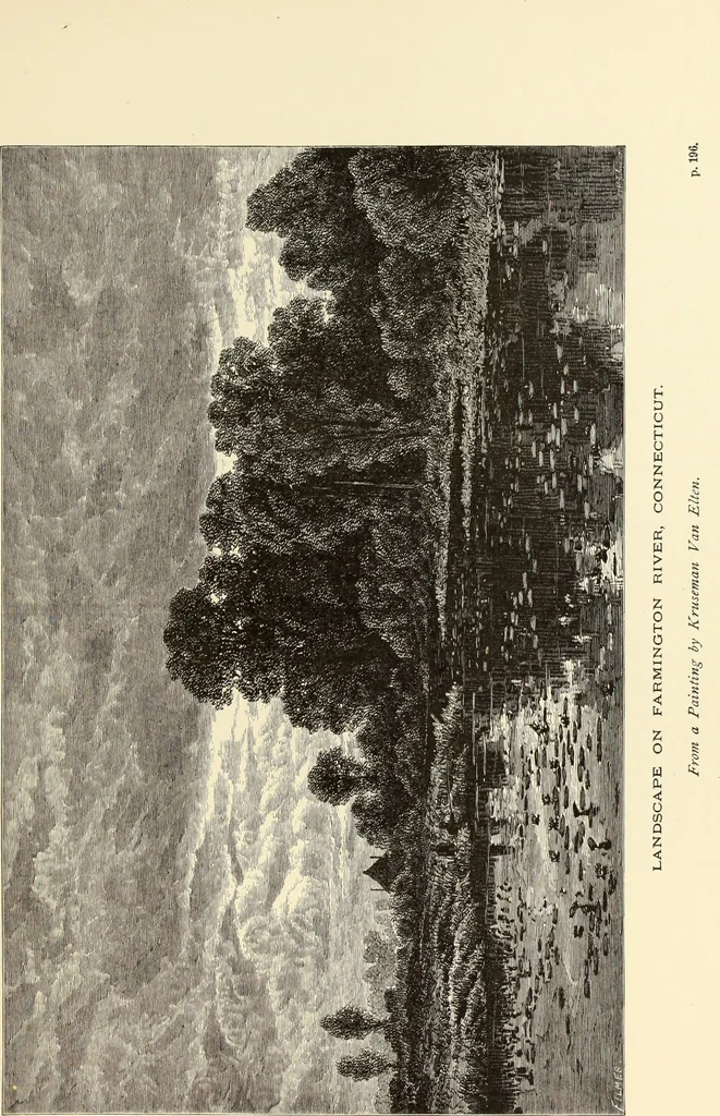 An illustration from American painters : with one hundred and four examples of their work engraved on wood, 1881, leaf 386