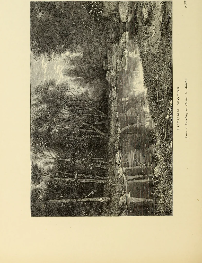 An illustration from American painters : with one hundred and four examples of their work engraved on wood, 1881, leaf 407