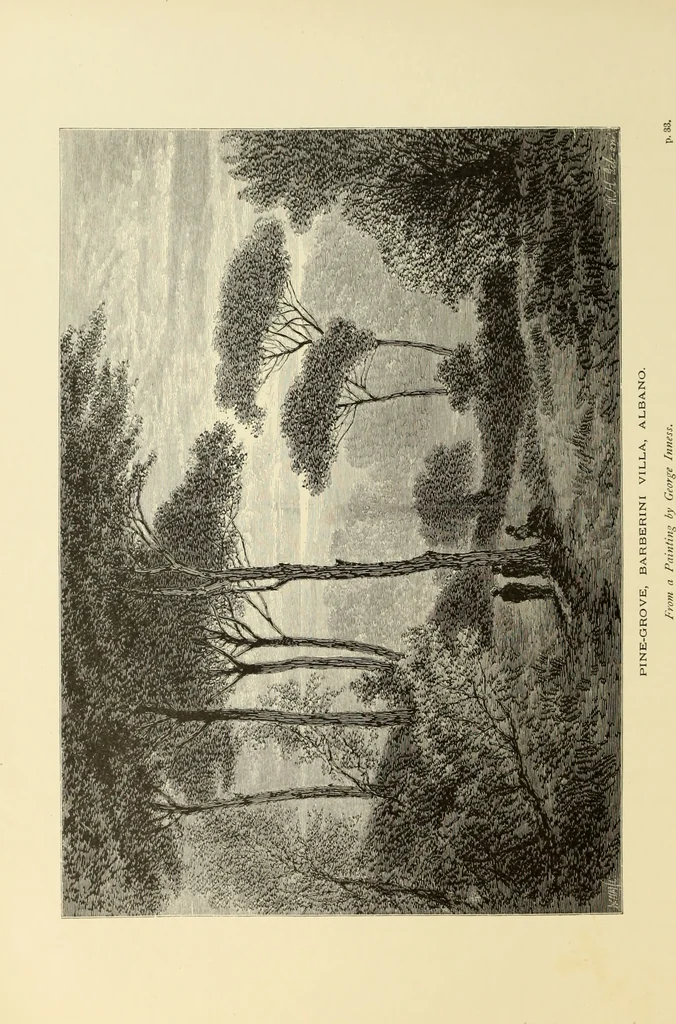 An illustration from American painters : with one hundred and four examples of their work engraved on wood, 1881, leaf 65