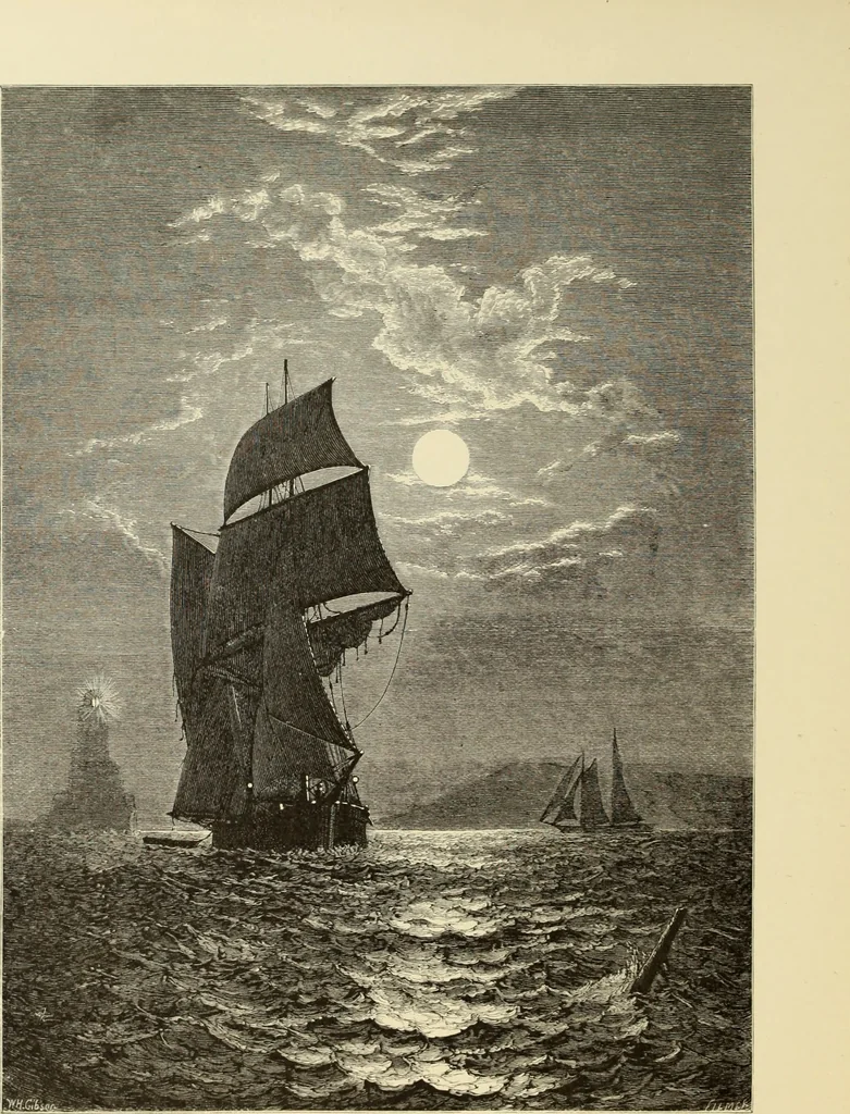 An illustration from American painters : with one hundred and four examples of their work engraved on wood, 1881, leaf 83