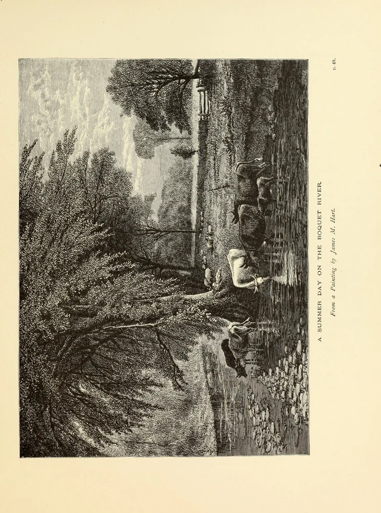 An illustration from American painters : with one hundred and four examples of their work engraved on wood, 1881, leaf 94
