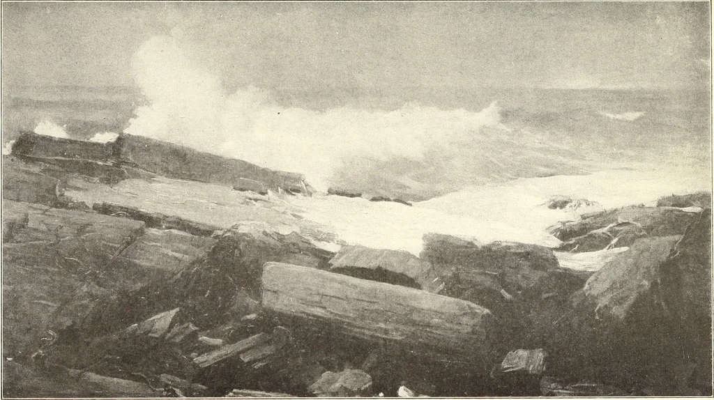 An illustration from American painting and its tradition : as represented by Inness, Wyant, Martin, Homer, La Farge, Whistler, Chase, Alexander, Sargent, 1919, leaf 138