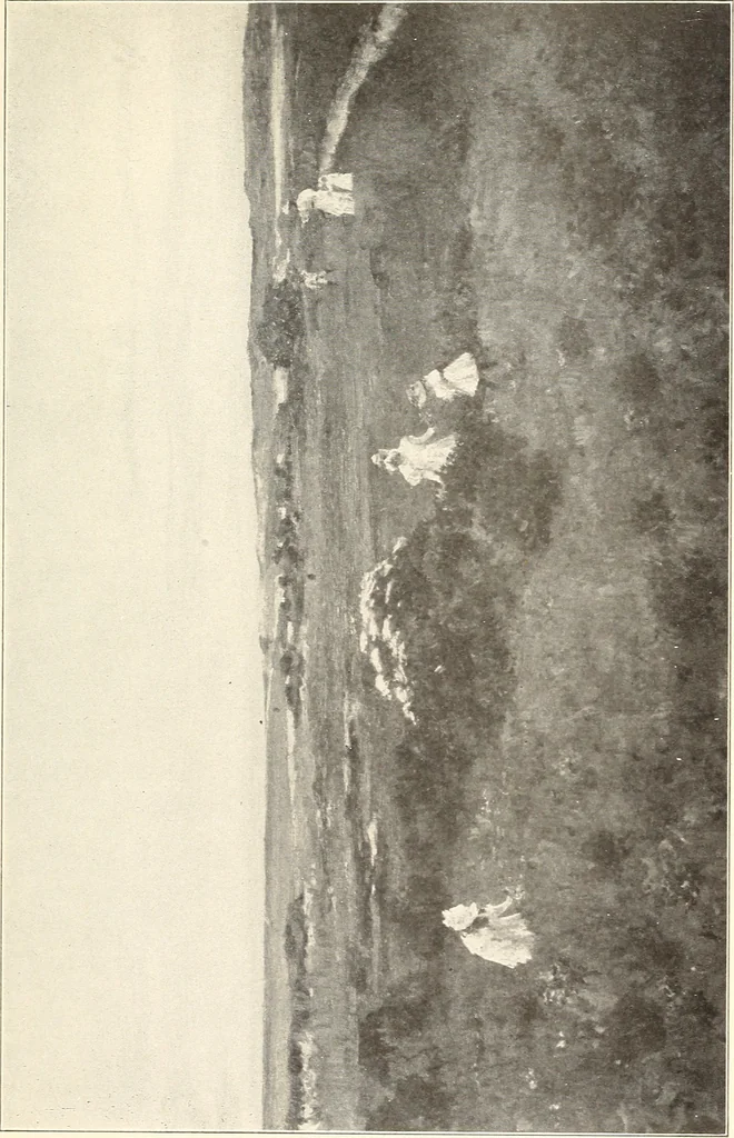 An illustration from American painting and its tradition : as represented by Inness, Wyant, Martin, Homer, La Farge, Whistler, Chase, Alexander, Sargent, 1919, leaf 256