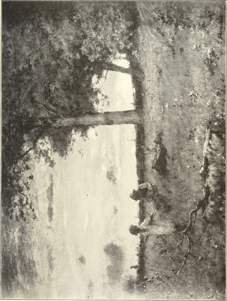 An illustration from American painting and its tradition : as represented by Inness, Wyant, Martin, Homer, La Farge, Whistler, Chase, Alexander, Sargent, 1919, leaf 54
