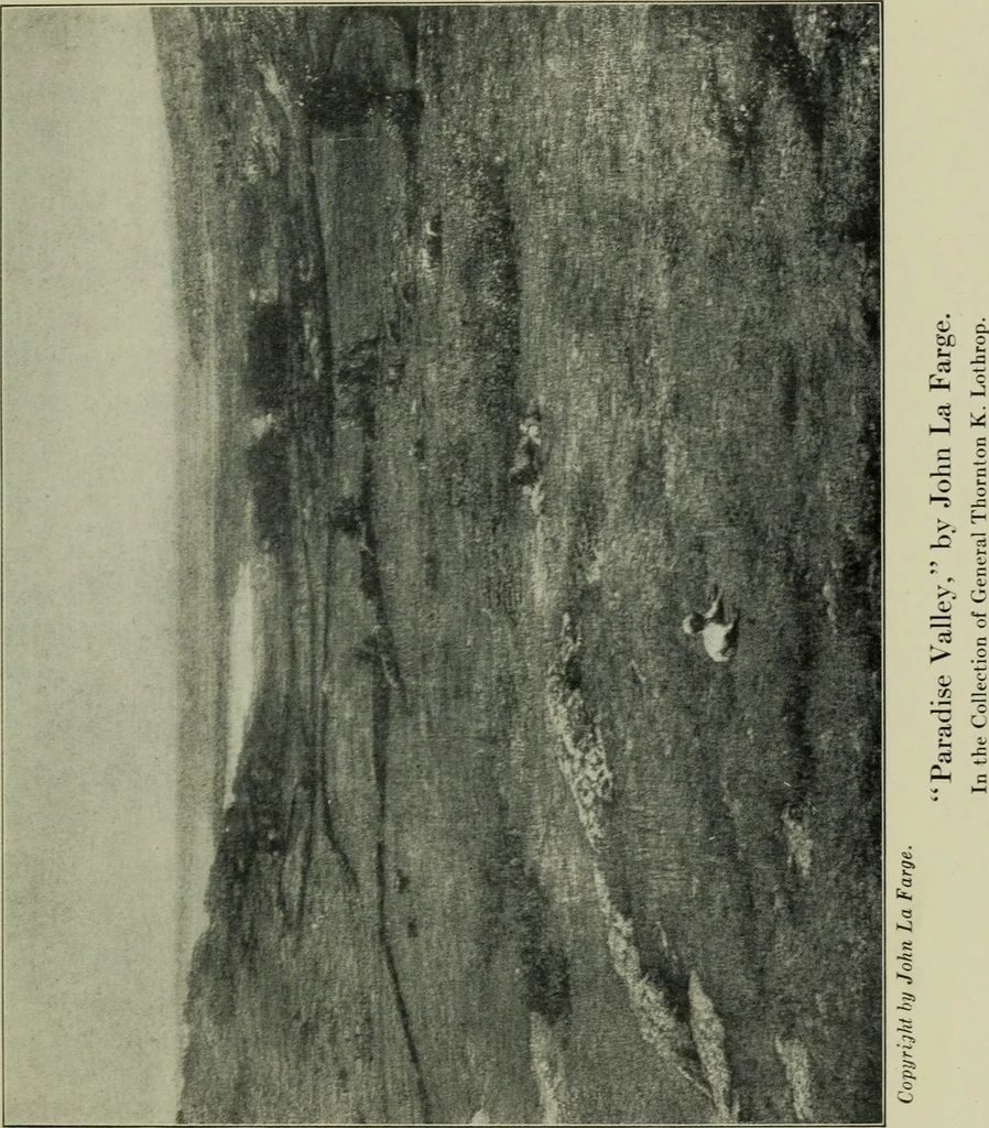 An illustration from American painting and its tradition, as represented by Inness, Wyant, Martin, Homer, La Farge, Wistler, Chase, Alexander, Sargent, 1919, leaf 166
