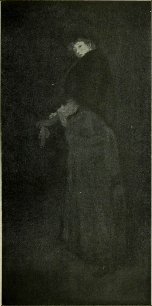 An illustration from American painting and its tradition, as represented by Inness, Wyant, Martin, Homer, La Farge, Wistler, Chase, Alexander, Sargent, 1919, leaf 214