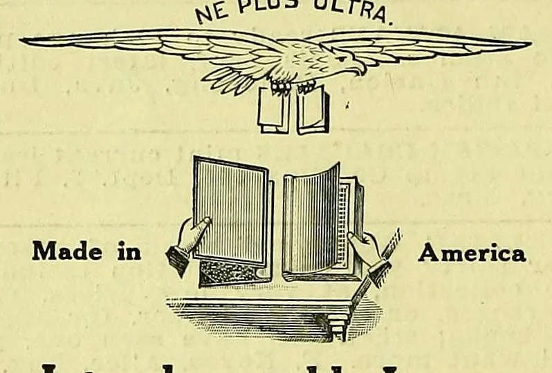An illustration from The American philatelist, 1887, leaf 40