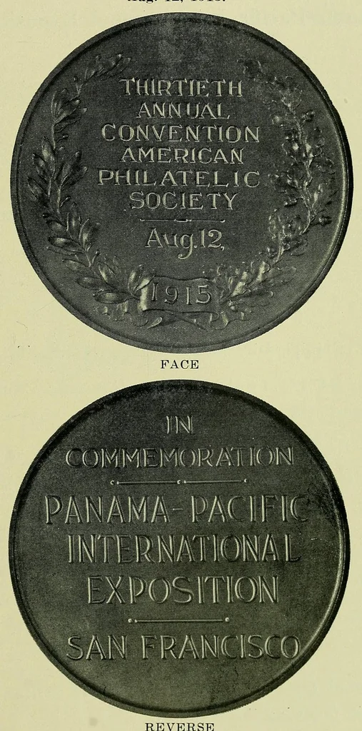 An illustration from The American philatelist, 1887, leaf 71