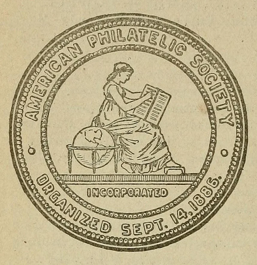 An illustration from The American philatelist, 1887, leaf 150