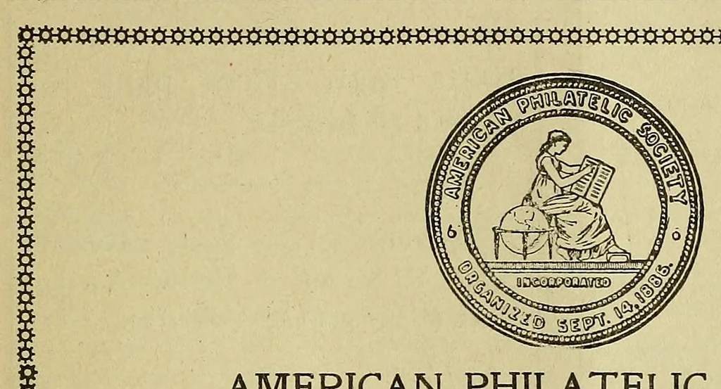 An illustration from The American philatelist, 1887, leaf 357