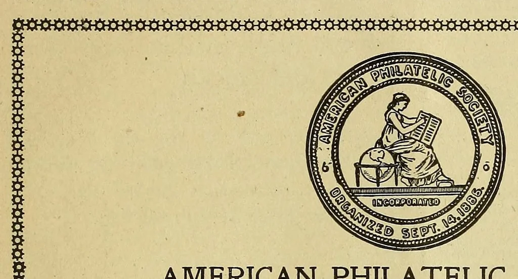 An illustration from The American philatelist, 1887, leaf 397